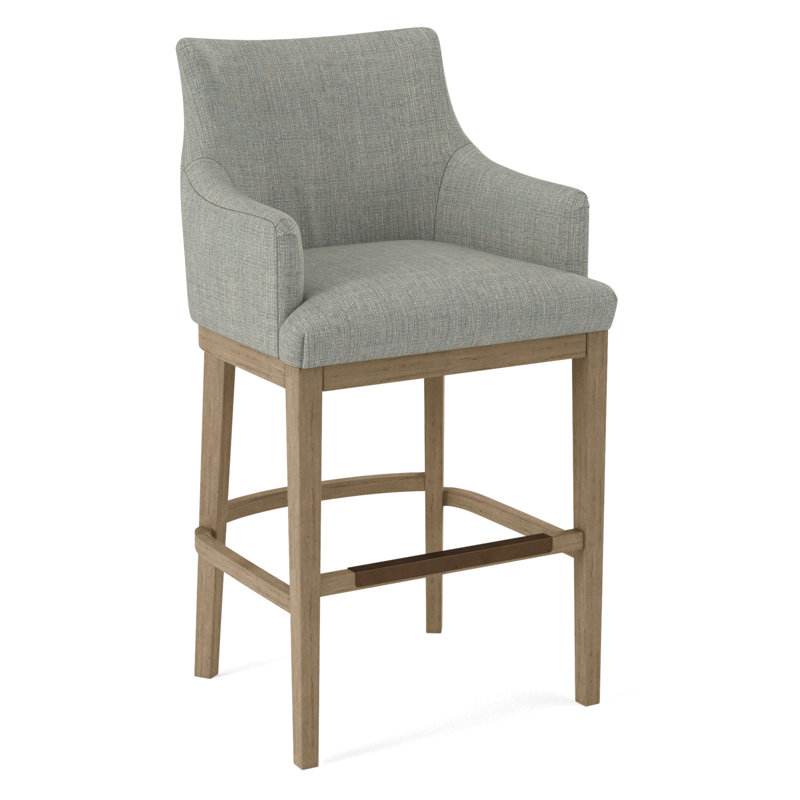 Upholstered Stool, 61606-88, Beachwood