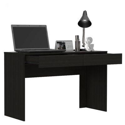 Bureau d'ordinateur avec deux tiroirs d'écriture