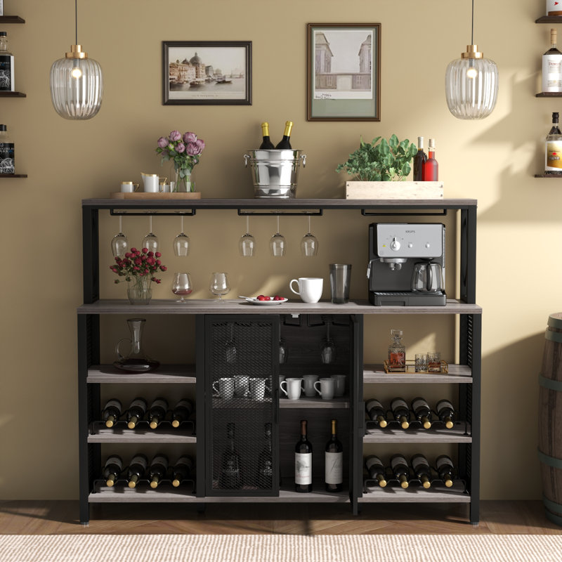 Armoire-bar à vin Kritzia, Noir