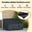Outdoor Patio Bench Cover