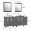  Ensemble de meuble-lavabo double 72 "avec miroir-23188987