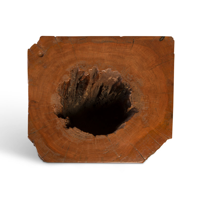 Origins Solid Wood Abstract End Table