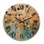 «I'm Take It Under Considération V» - Horloge murale surdimensionnée en bois Minimalisme-1190064318