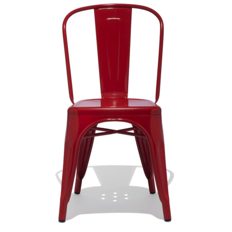Chaise de patio empilable Hakana, Rouge