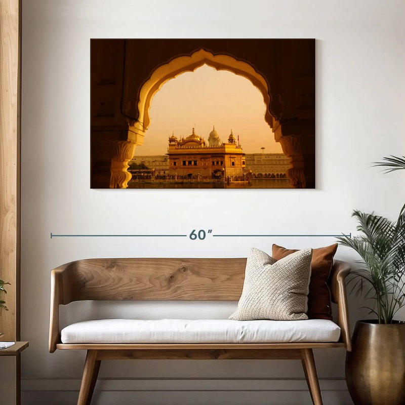 Temple doré Kavia Amritsar, H 30 po x l 45 po