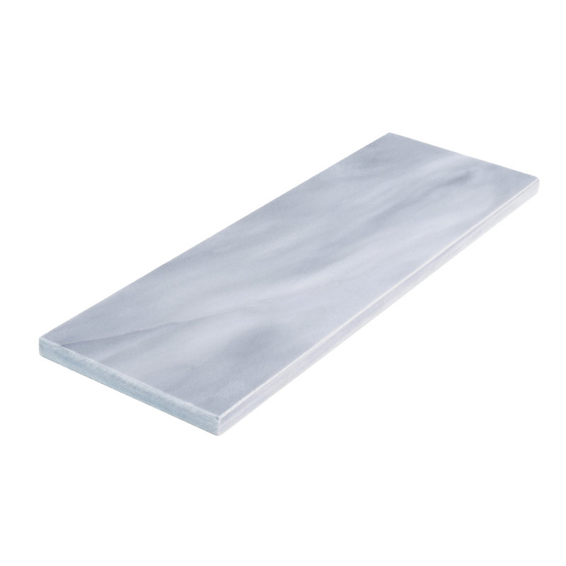 4" X 12" Honed Subway Marble Tile, Gray