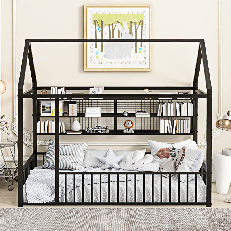 Metal Bed Frame, Twin, Black