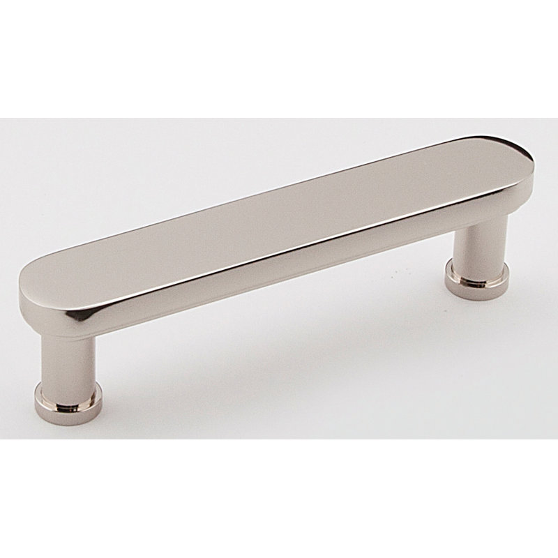 Moderne Bar / Handle Pull, Polished Nickel, 4"