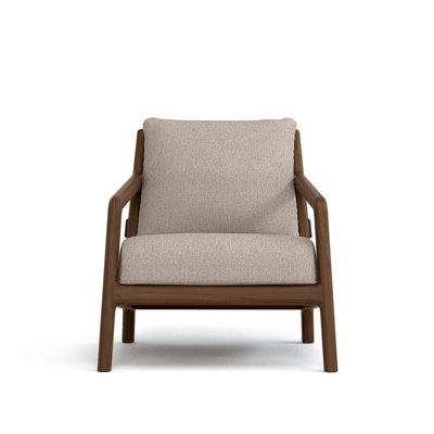 Whitney Lounge Chair with Wood Panel
