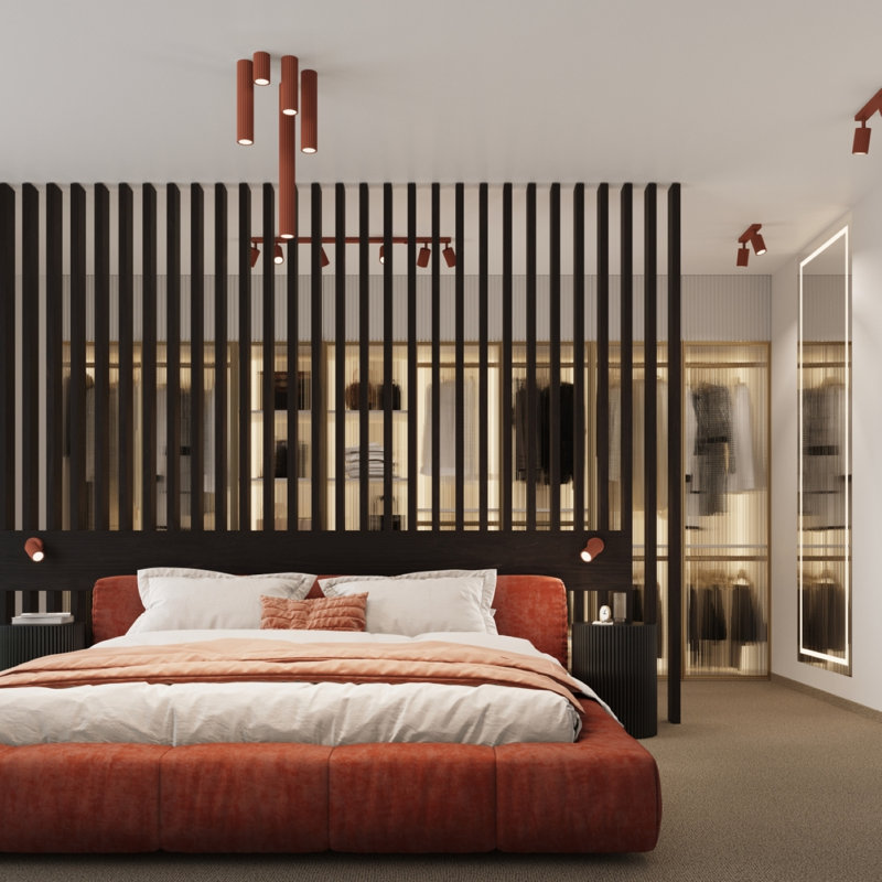 Bonina Aluminium Wall Sconce, Wall lamp KARBON red ochre with a switch, Red Ochre, 1 Light