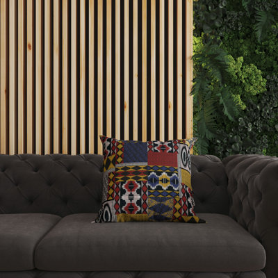 Patched Perfection Broadcloth Throw Pillow