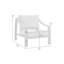 Chaise d'extérieur en aluminium