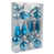 Argent / Bleu