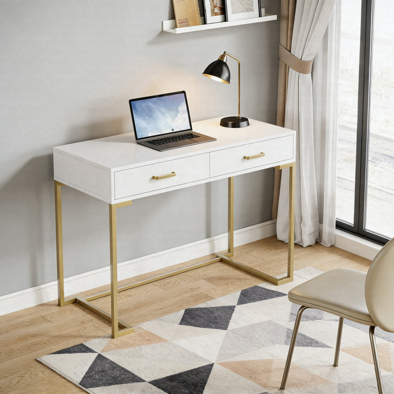 Bureau d'ordinateur 39 "avec tiroirs - Bureau d'écriture et d'étude moderne