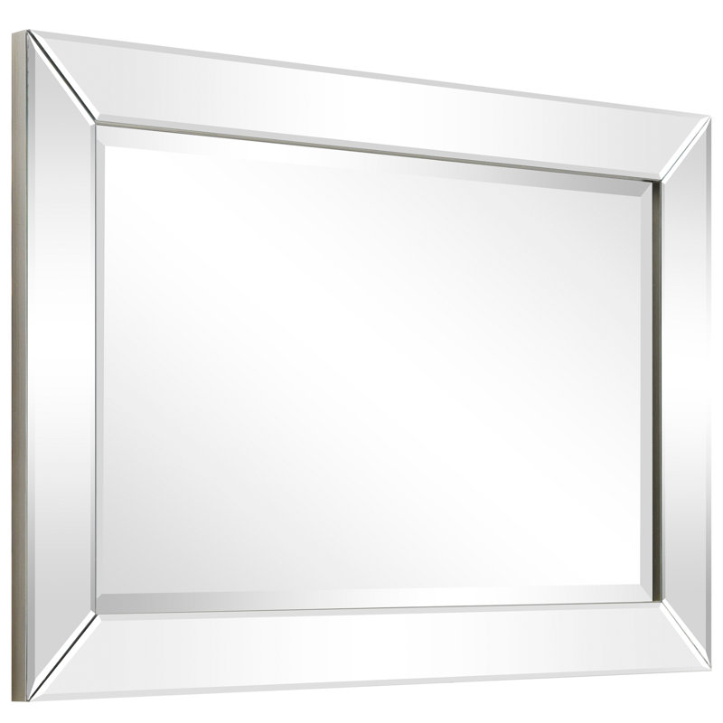 Oren Glass Rectangle Mirror, 36" H x 24" W