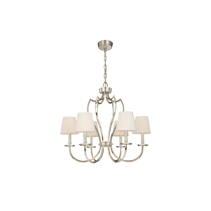 Wickford 1 - Light Chandelier, Aged Brass