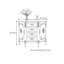 Buffet décoratif européen demi-rond-105297782