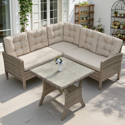 5 - Person Patio Dining Set with Rectangular Table