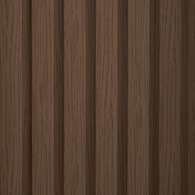 Large Slats 112" L x 9.5" W x 0.5" D Polystyrene Glue-up Wood Slat Walls 147 sq.ft.