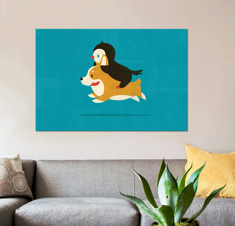 «Like The Wind», impression sur toile, H 8 po x l 12 po x P 0,75 po, Toile tendue