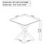 Table de bout Newport Mirage White