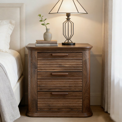 Kadein 3 - Drawer Nightstand by Winston Porter