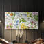 Toile tendue avec châssis horizontal Hicat Garden-107114617