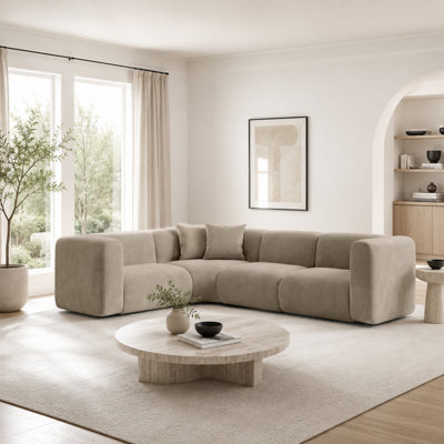 Velvet Sectional