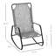 Chaise berçante d'extérieur en métal Mandy-293003465