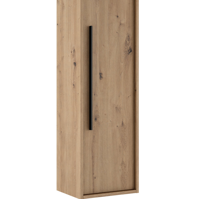 Armoire haute pour salle de bain Collection AQUA par DAX, Naturel