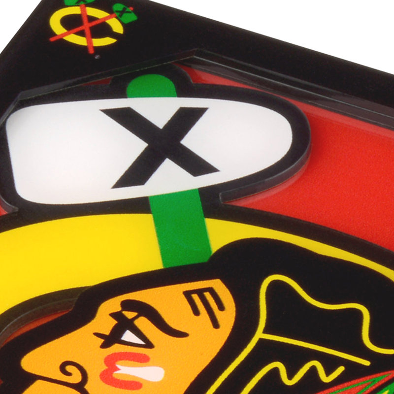 NHL 3D Logo Series Coasters, Chicago Blackhawks