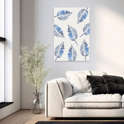 Art contemporain Bold Contemporary Palm Coastal Tropical Art