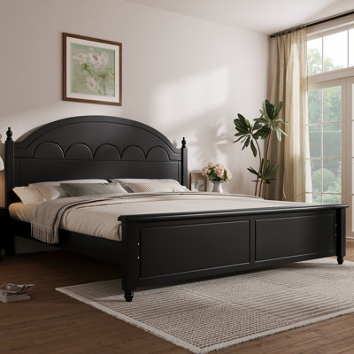 Bed With Arched Headboard