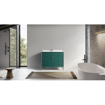 42'' Single Bathroom Vanity Base Only
