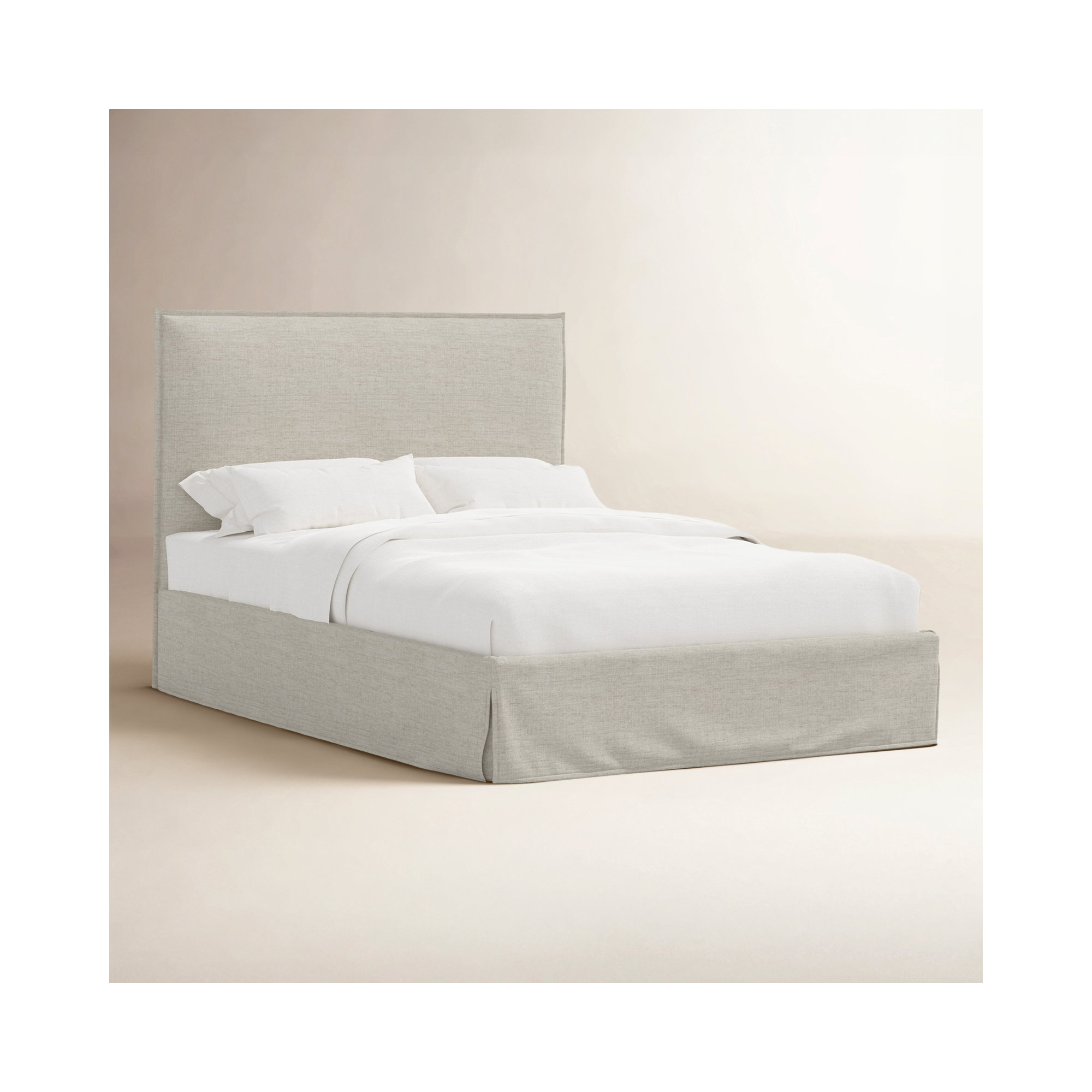 Stoffer Home x Cloth and Co. Maura Bed, Relaxed Zinc Linen, King