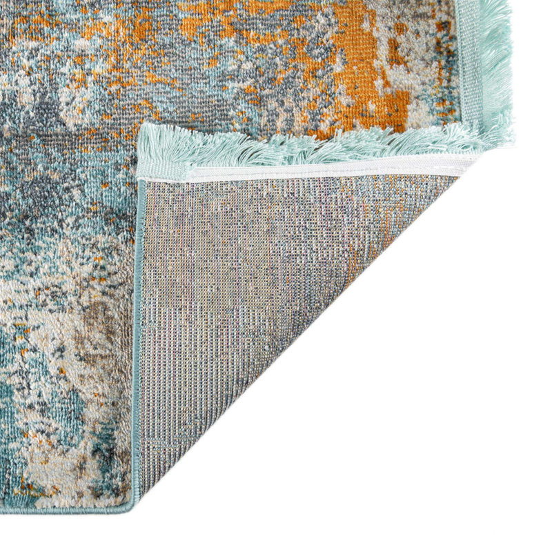 Haefner Abstract Indoor Rug, Octagon 8'2" x 8'2"