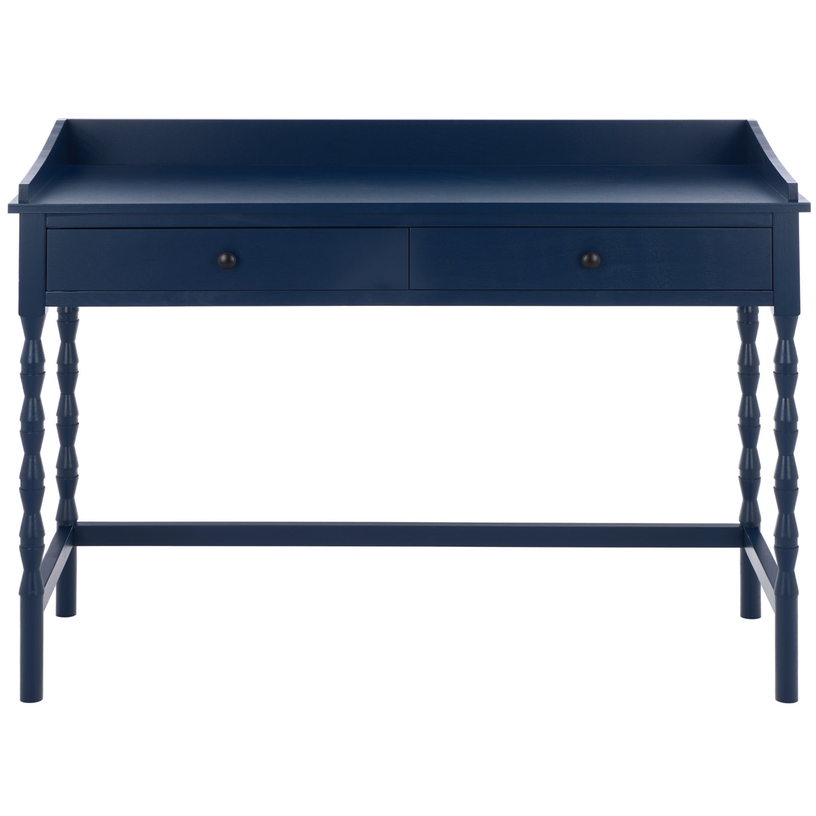 Mia 47" Pine Writing Desk, Ink Blue