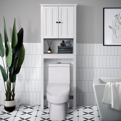 Freestanding Over the Toilet Storage