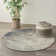 Tapis abstrait gris anthracite / gris Abbate