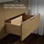 Maxstow 36 po Meuble-lavabo mural avec lavabo et comptoir en quartz-101530405