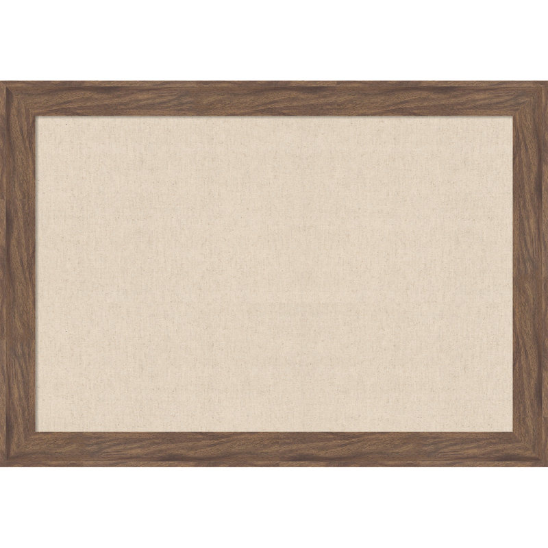  Tableau d'affichage encadré en tissu, lin naturel par Creative Bunch Studio, Taille du tableau 36 x 24