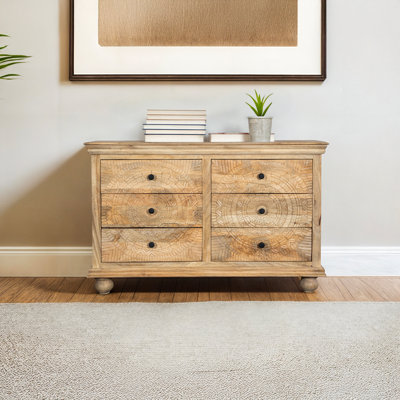 Une commode double sculptée 55 po avec 6 tiroirs One Allium Way®
