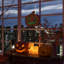 Miroir d'Halloween citrouille Infinity Mirror