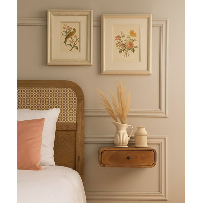 Archeveque 45cm W Solid Wood Bedside Table