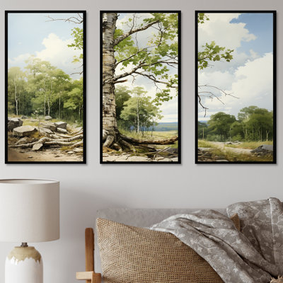 Birch Tree Forest Essence 2 - Art mural arbre