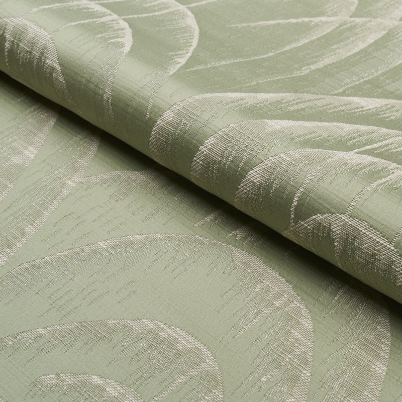 Voussoir Moderne Cotton Blend Fabric, Celedon