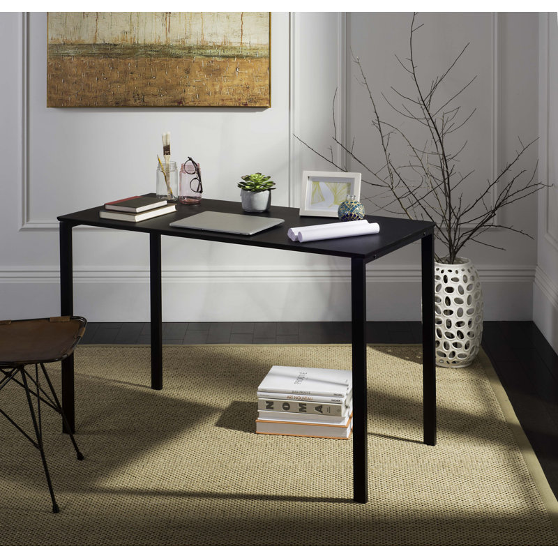 Jason Metal Base Writing Desk, Black