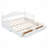 Wooden Daybed With Trundle, Extendable Daybed With Two Storage Drawers-218600886