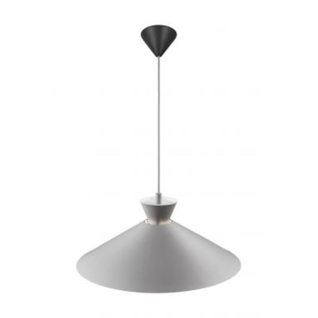 B&Q -  Dial 45 Indoor Living Room Dining Office Hallway Pendant Ceiling Light In Grey (Diam) 45Cm - Image 3