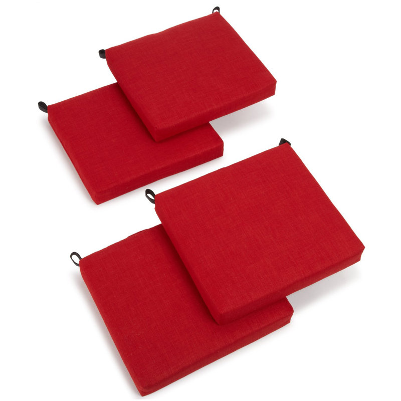 Outdoor 3'' Seat Cushion, Papprika